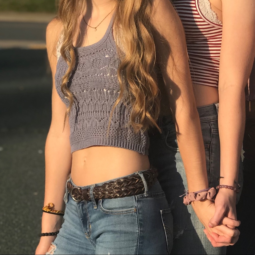 Purple tank